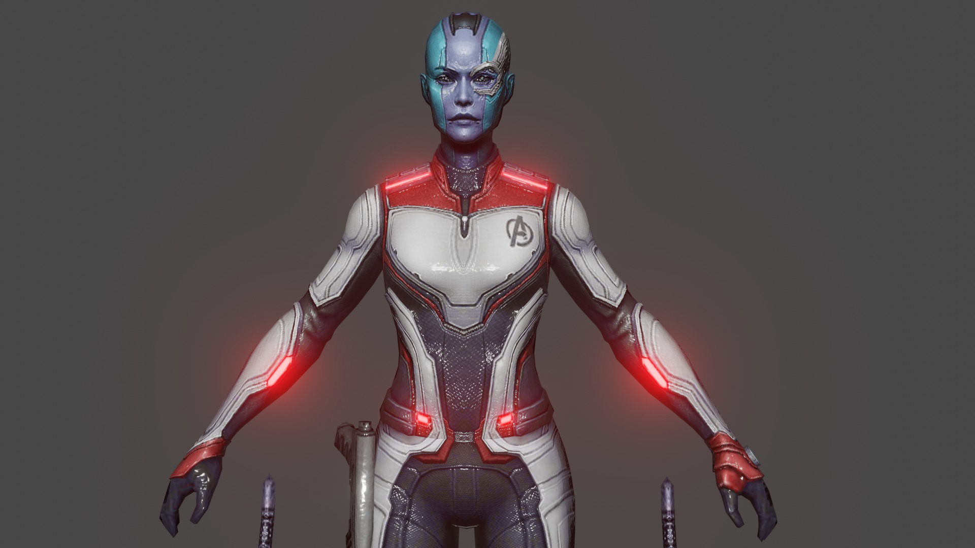 Nebula AE Team Suit Low-poly 3D model_1