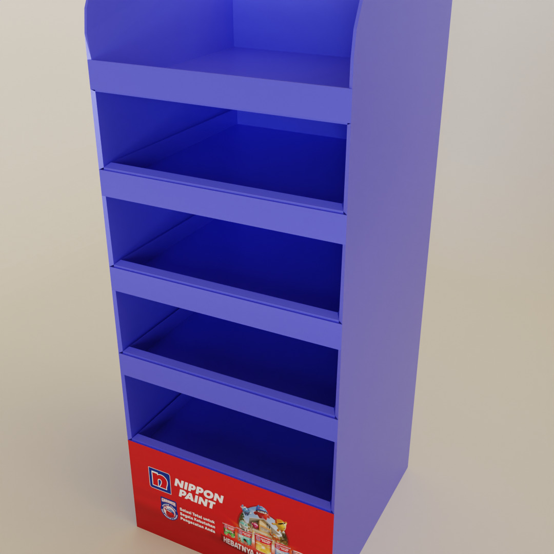 Posm Display Stand Low-poly 3D model_3