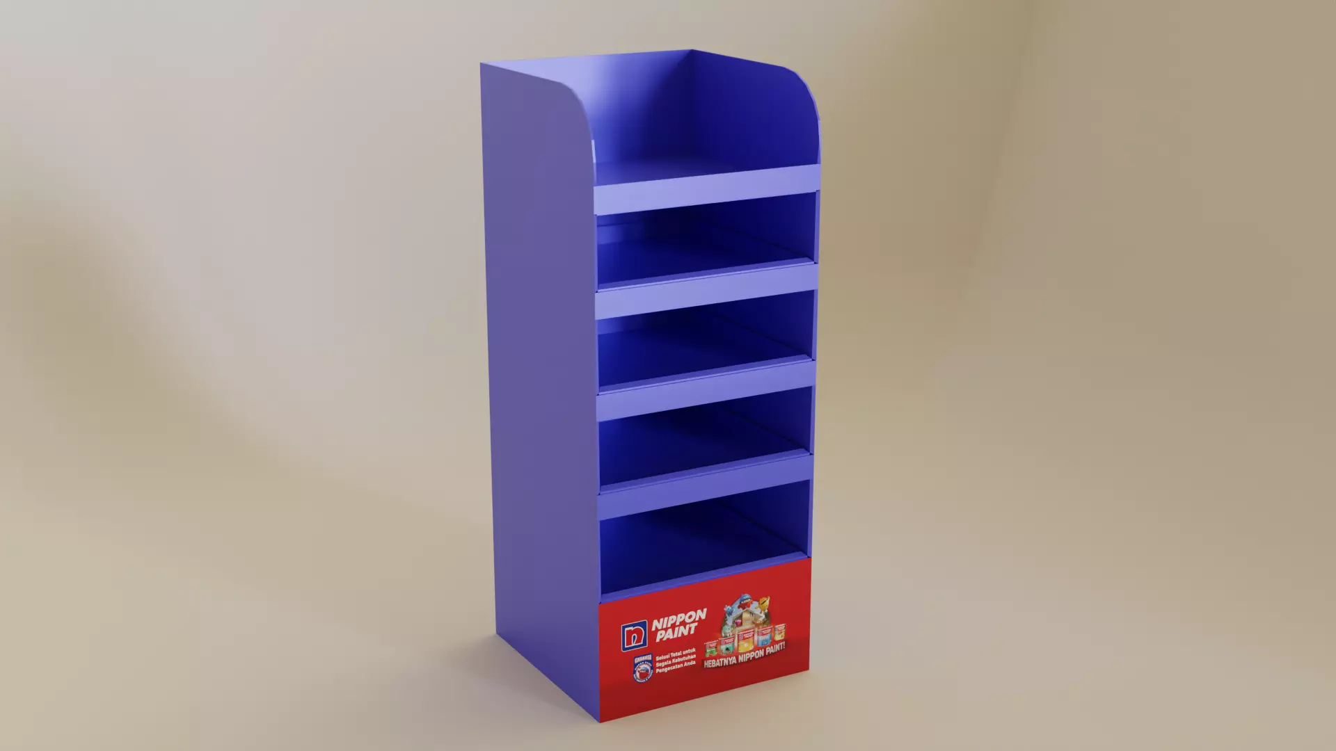 Posm Display Stand Low-poly 3D model_0