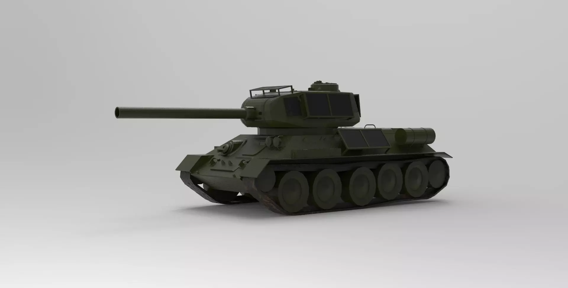 T-34 tank 3D model