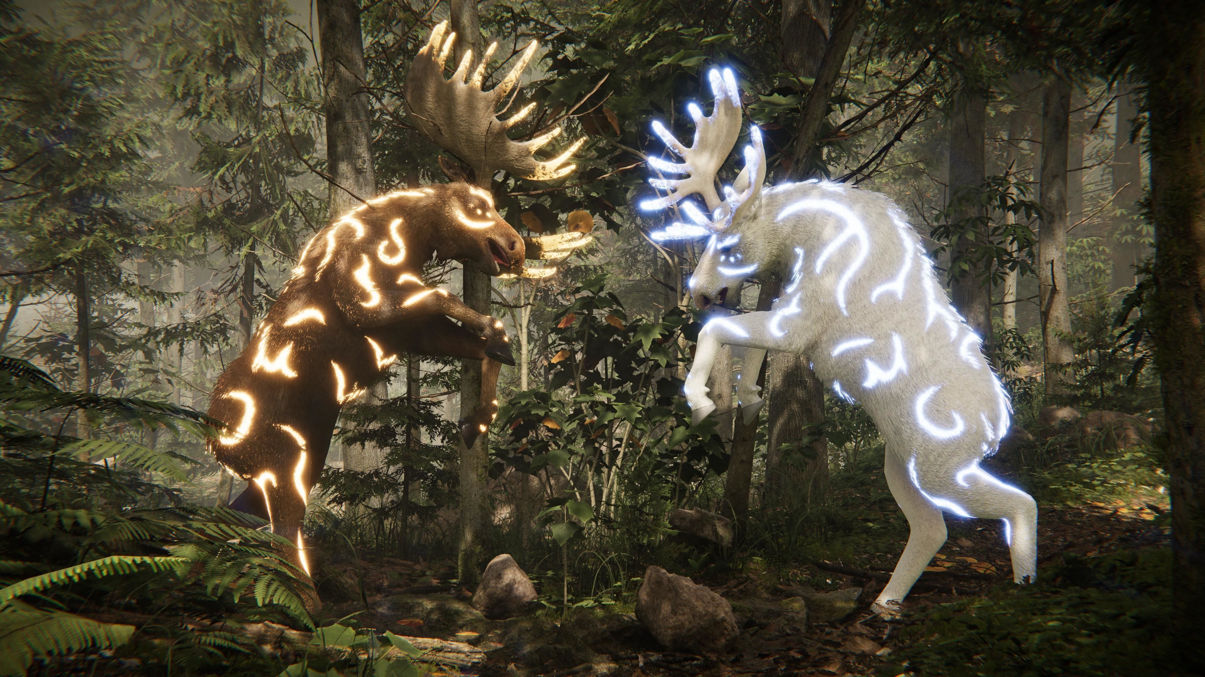 Realistic Moose Low-poly 3D model_19