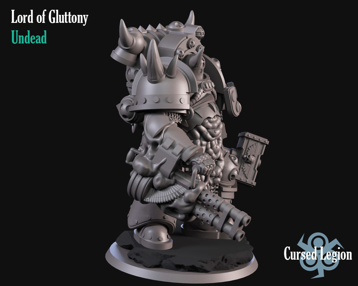 Lord Of Gluttony 3D print model_2