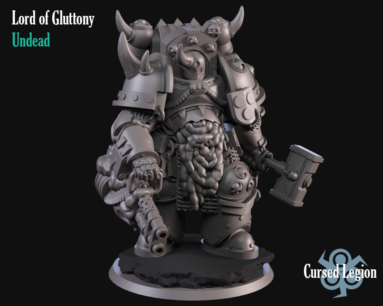 Lord Of Gluttony 3D print model_1