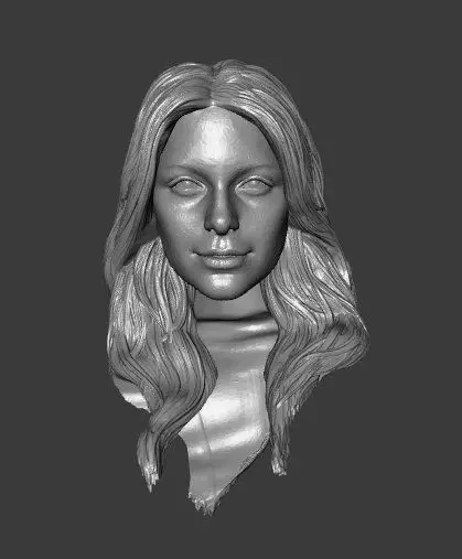 DC SUPERGIRL CWTV ARROWVERSE MELISSA BENOIST HEADSCULPT 3D print model_0