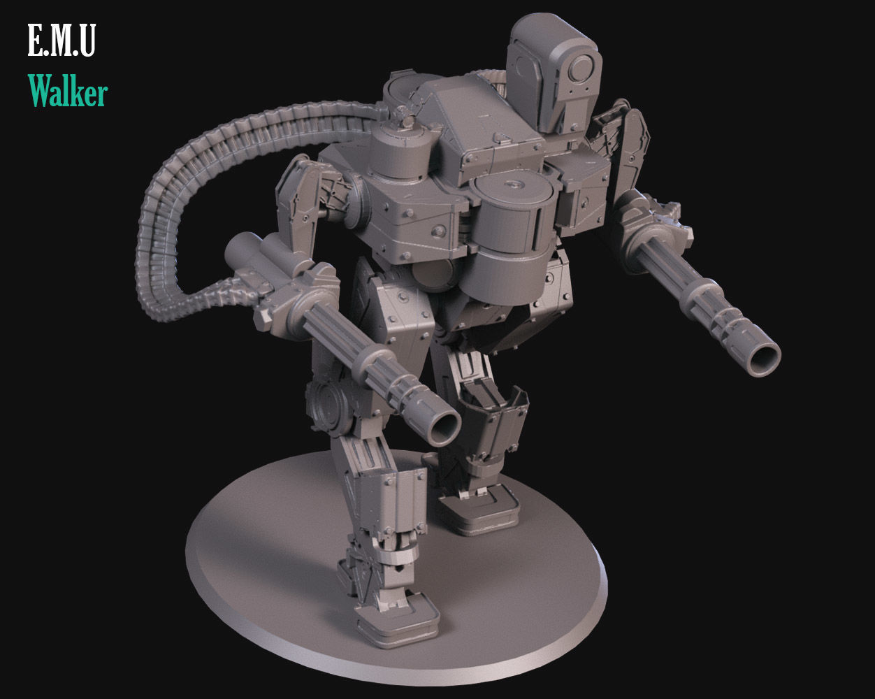Heavy Walker 3D print model_4