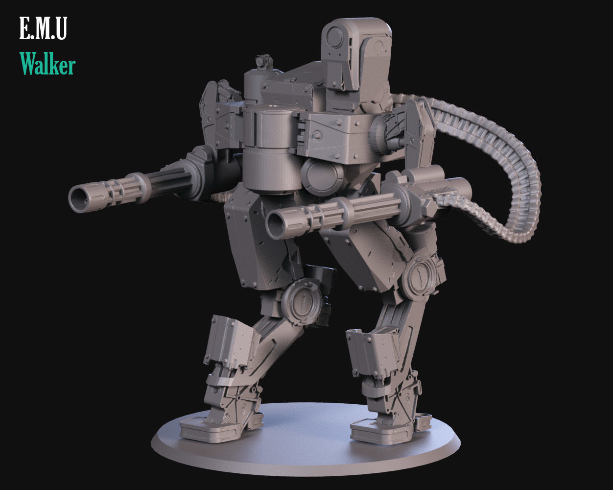 Heavy Walker 3D print model_1