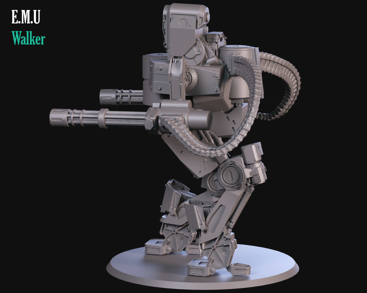 Heavy Walker 3D print model_2