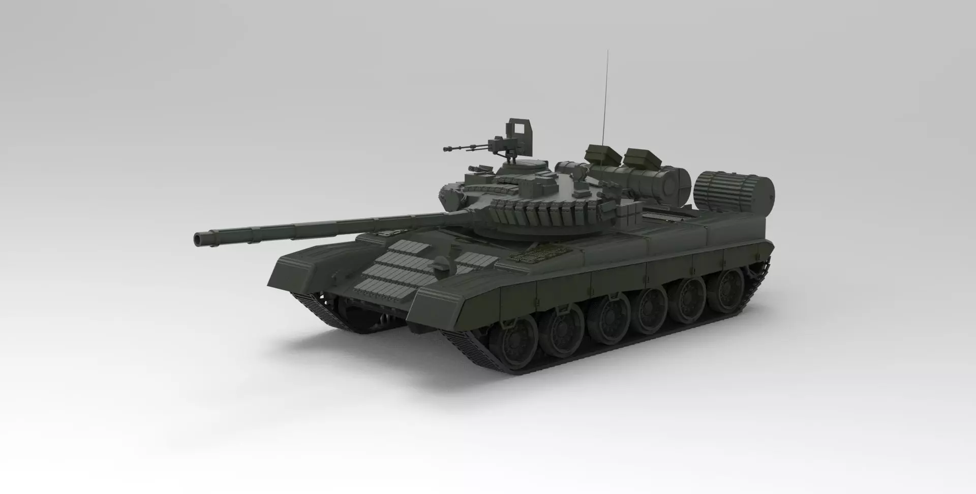 T-80 Tank 3D model