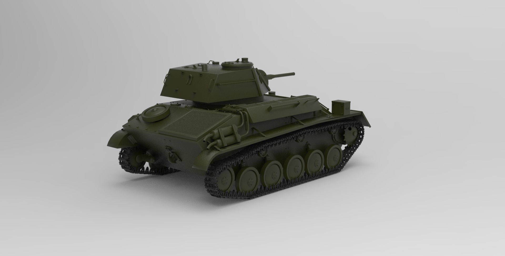T80 Tank 3D model_1