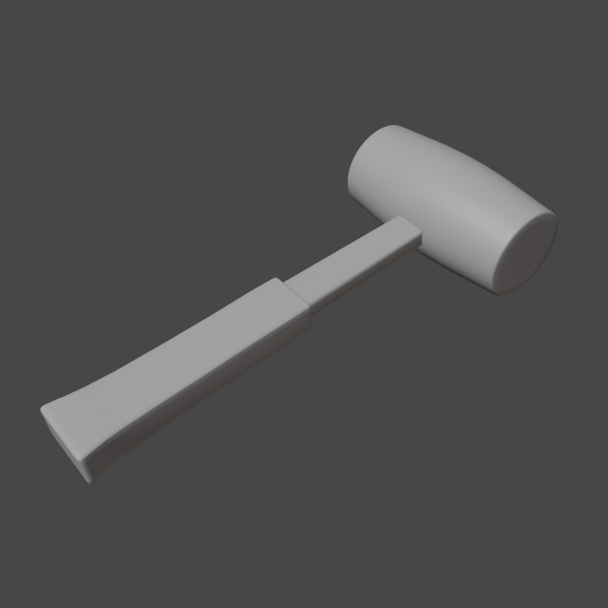 Rubber Mallet 01 3D model_7