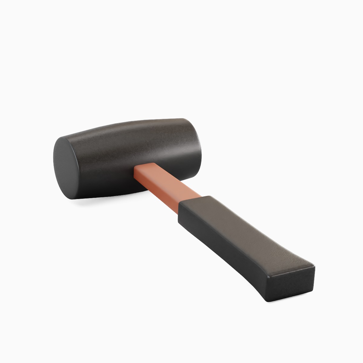 Rubber Mallet 01 3D model_2