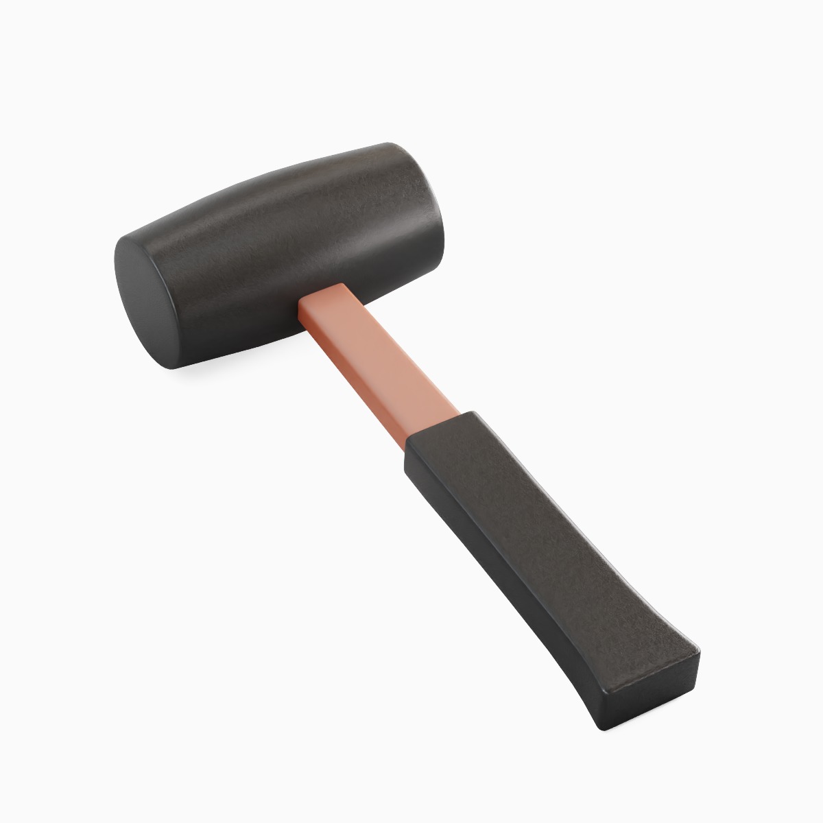 Rubber Mallet 01 3D model_3