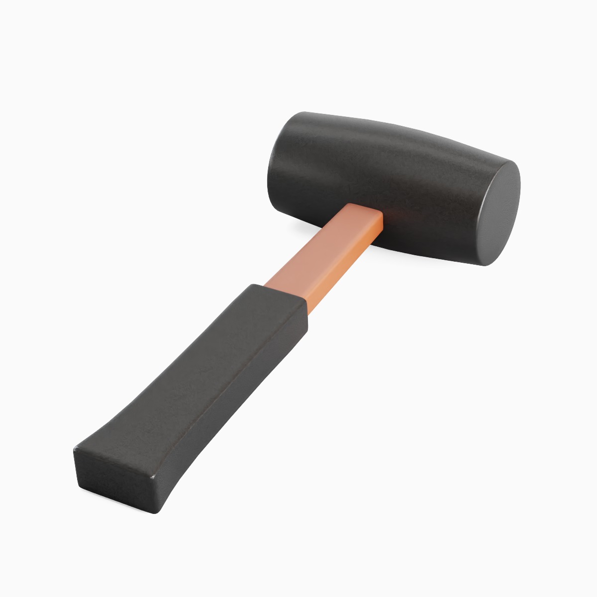 Rubber Mallet 01 3D model_1