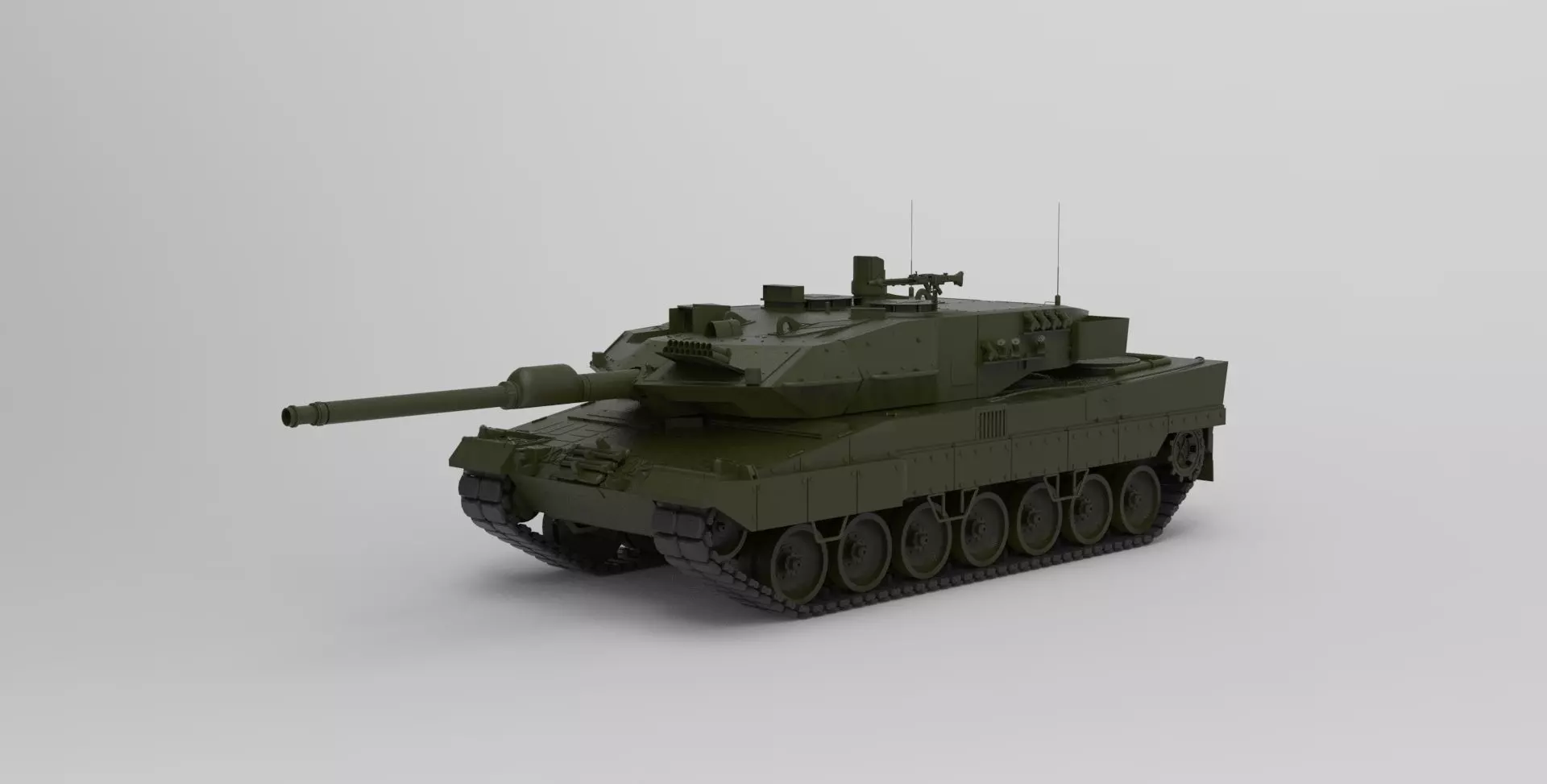 Leopard 2 3D model_0
