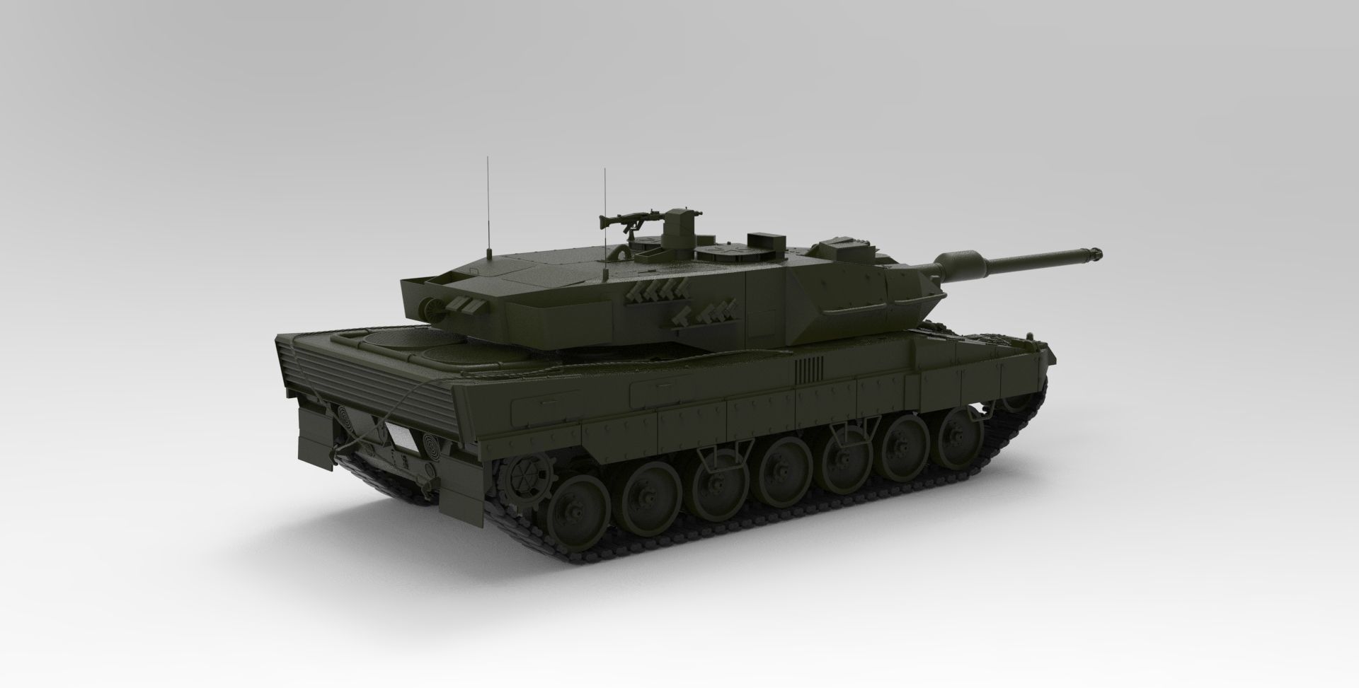 Leopard 2 3D model_1