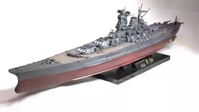 Battleship Yamato アート 戦艦大和　CGポスター　木製パネル スーパーイラストレーション 新版 日本海軍戦艦大和 | IJN