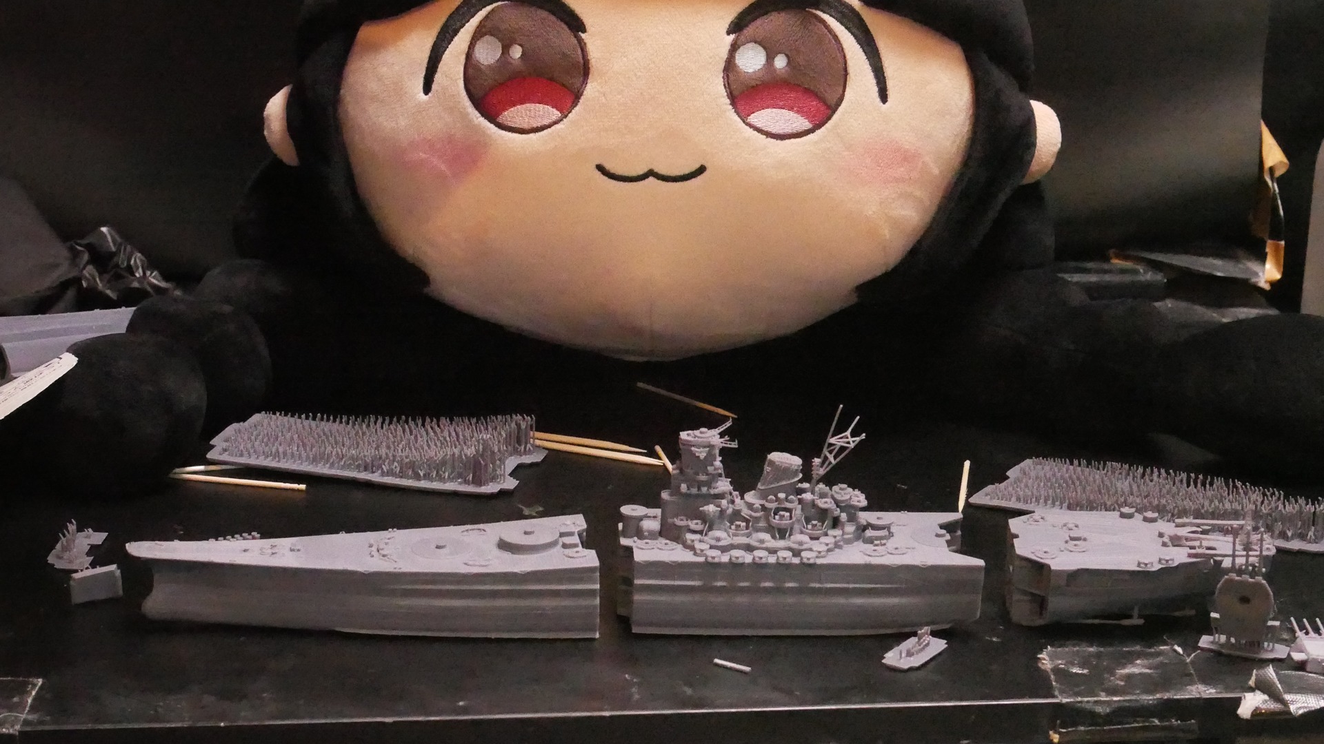 Japanese Battleship Yamato 3D printer CG model 3D print model_3