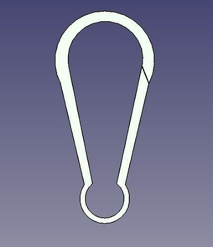 carabiner for your keys  Free 3D print model