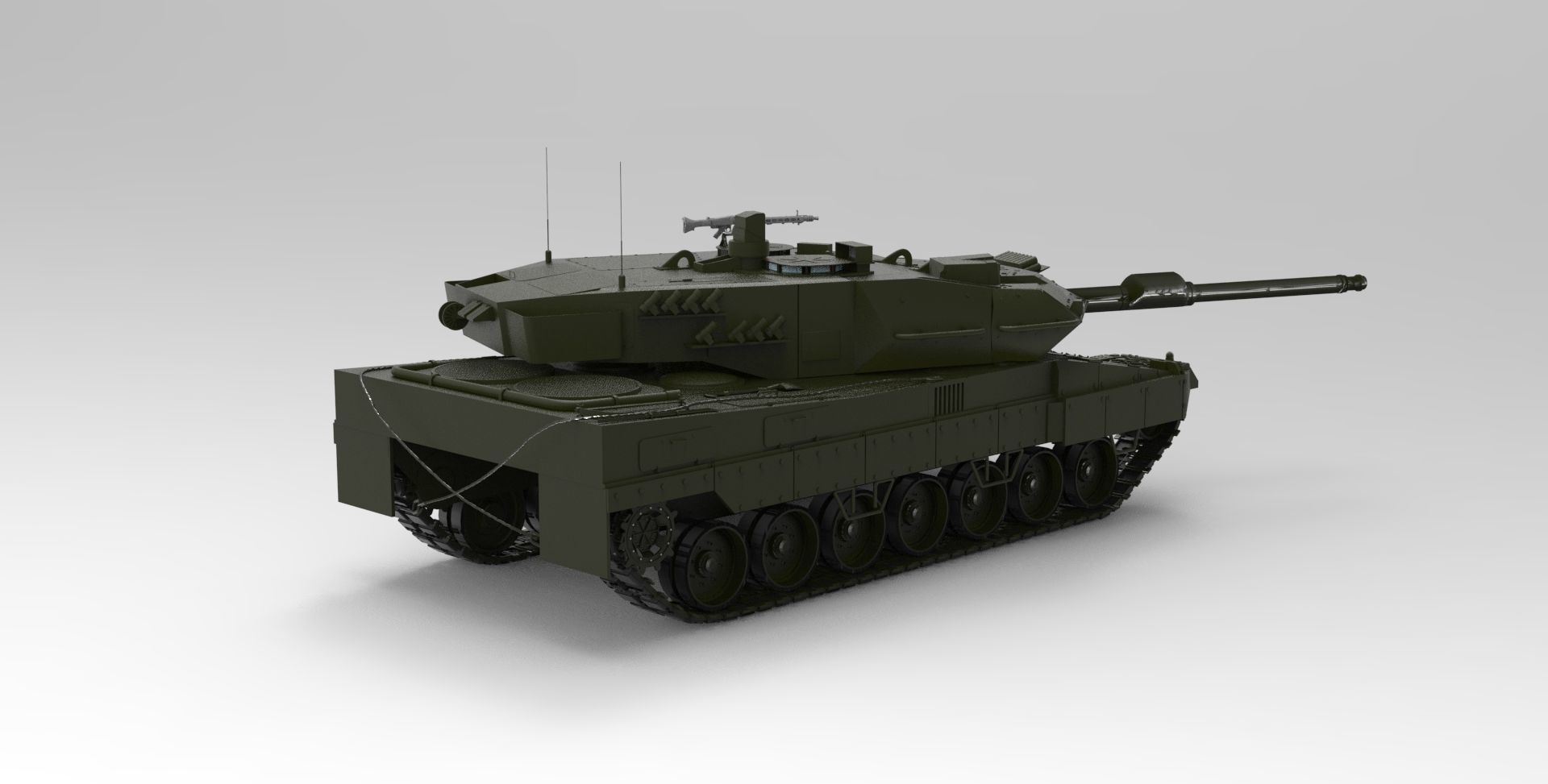 Leopard 2A6 3D model_1