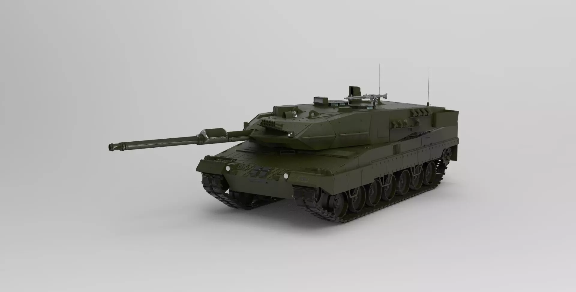 Leopard 2A6 3D model_0