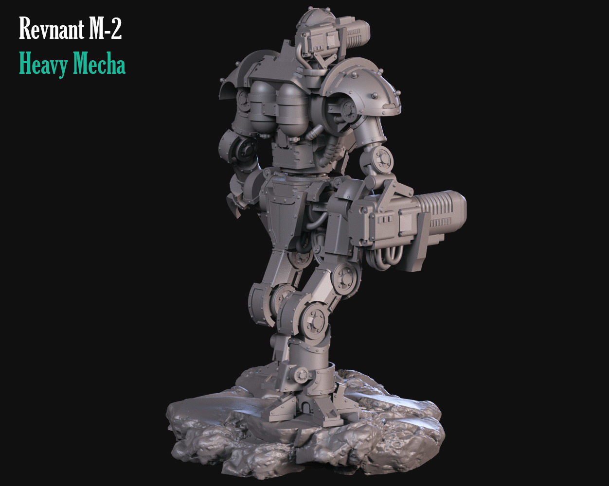 Heavy Mecha Revenant M-2 3D print model_4