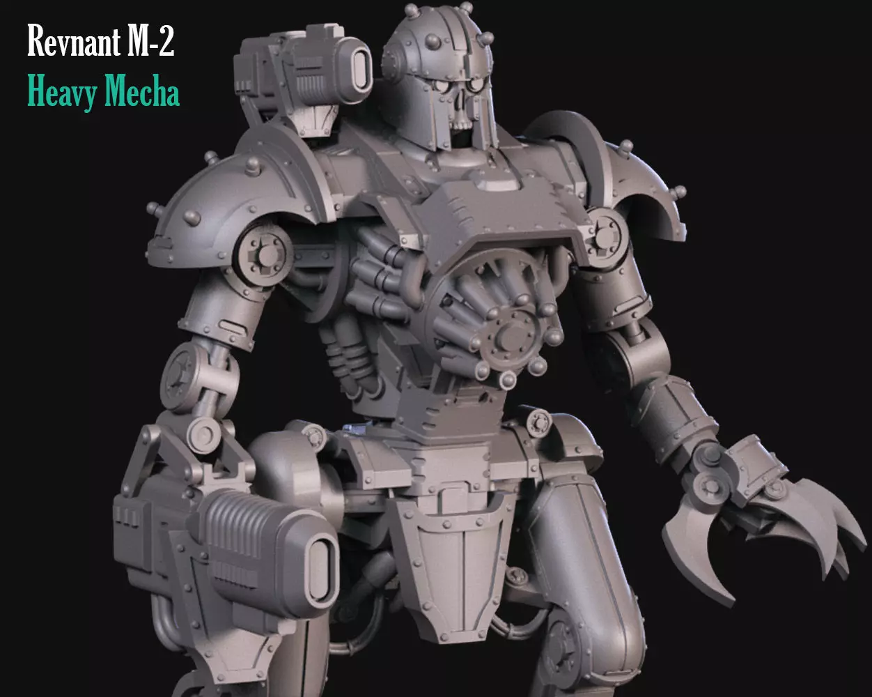 Heavy Mecha Revenant M-2 3D print model_0