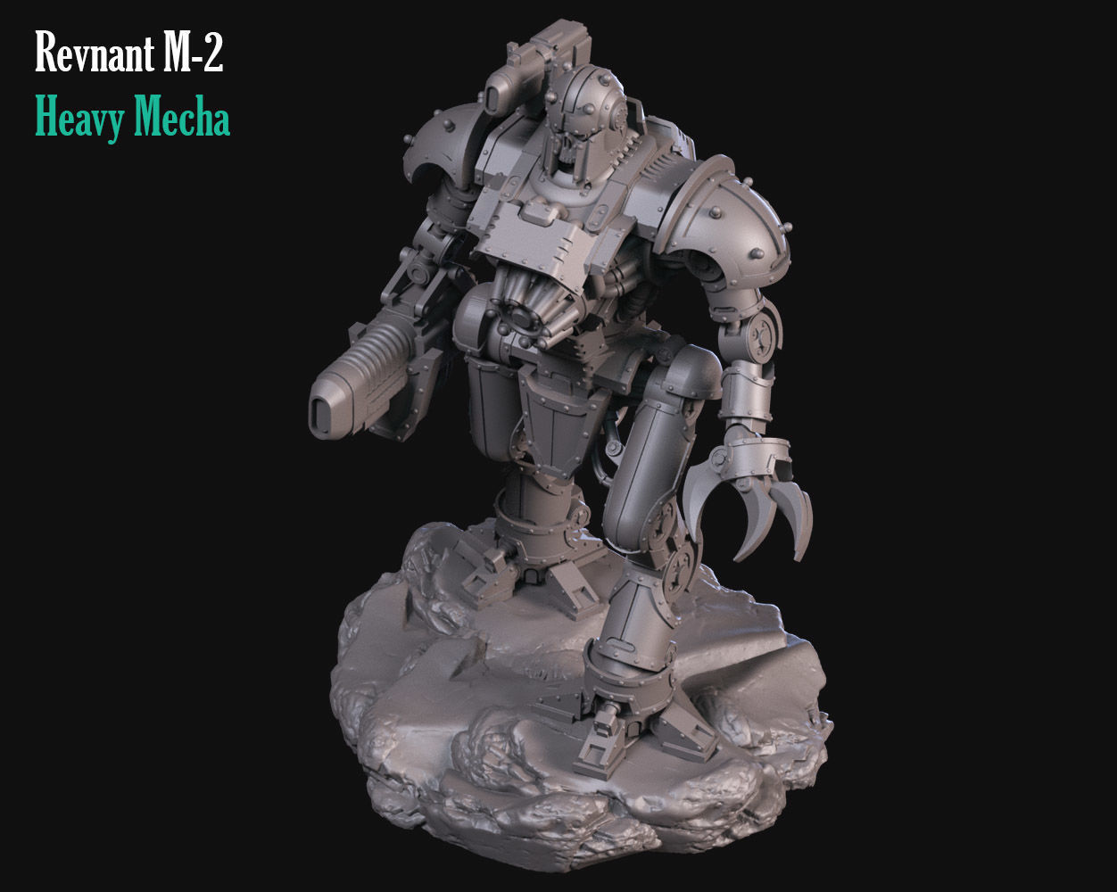 Heavy Mecha Revenant M-2 3D print model_7