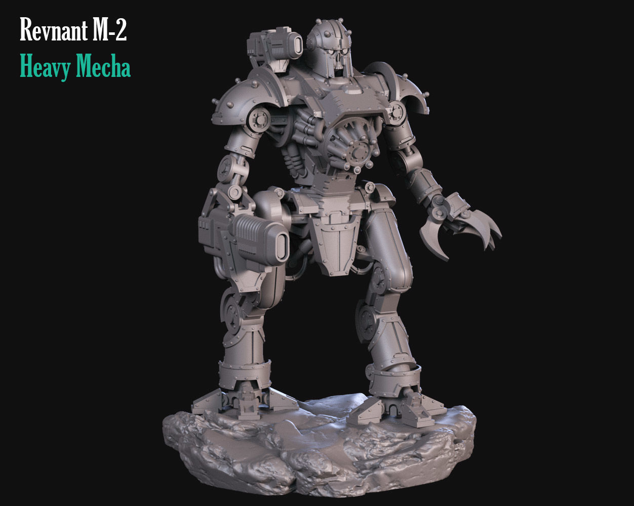 Heavy Mecha Revenant M-2 3D print model_2