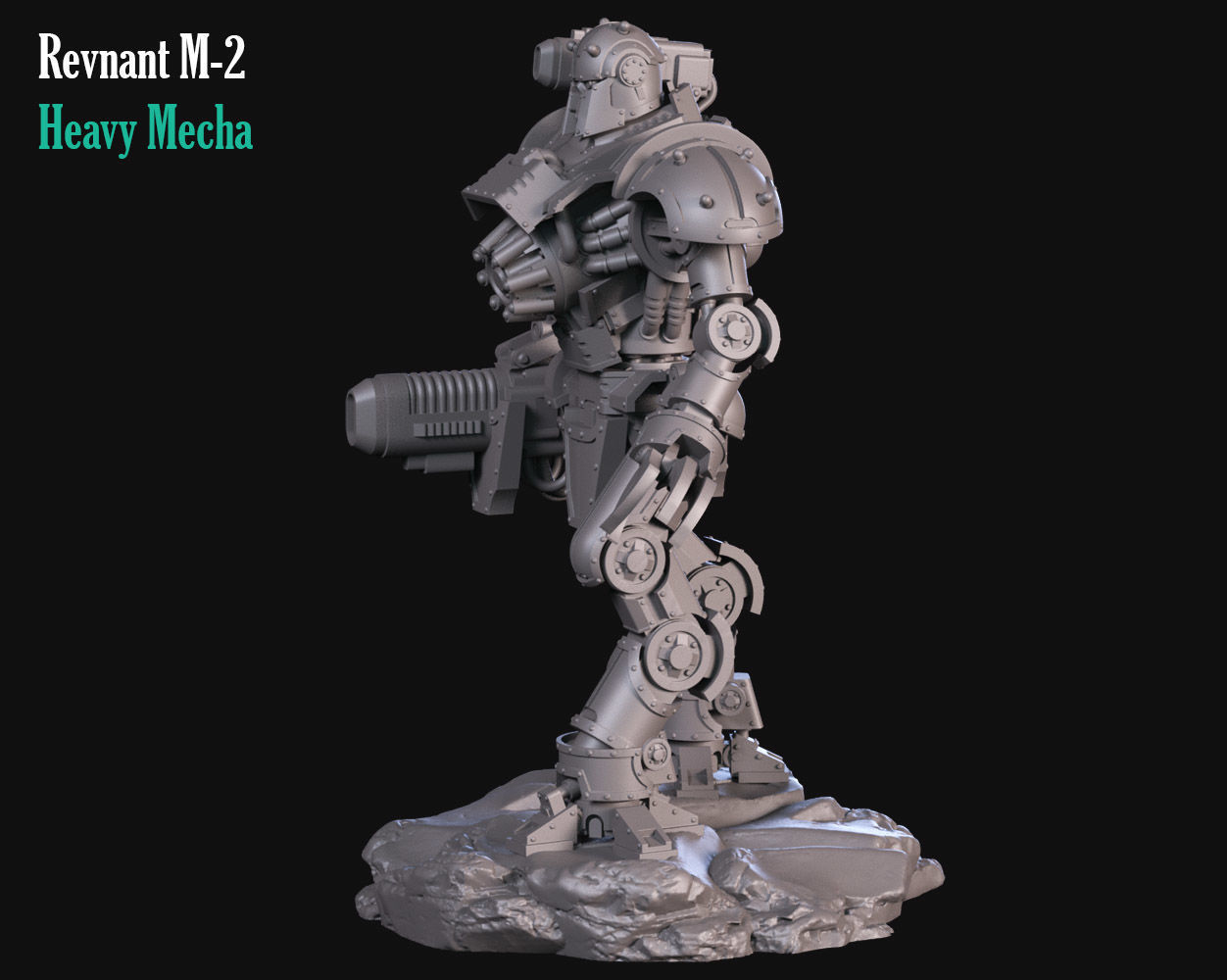 Heavy Mecha Revenant M-2 3D print model_6
