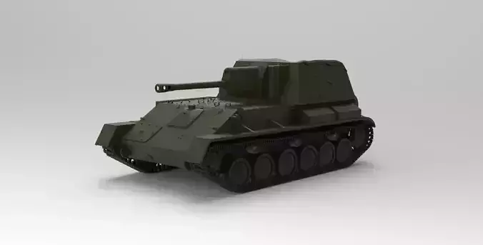 SU-76 tank