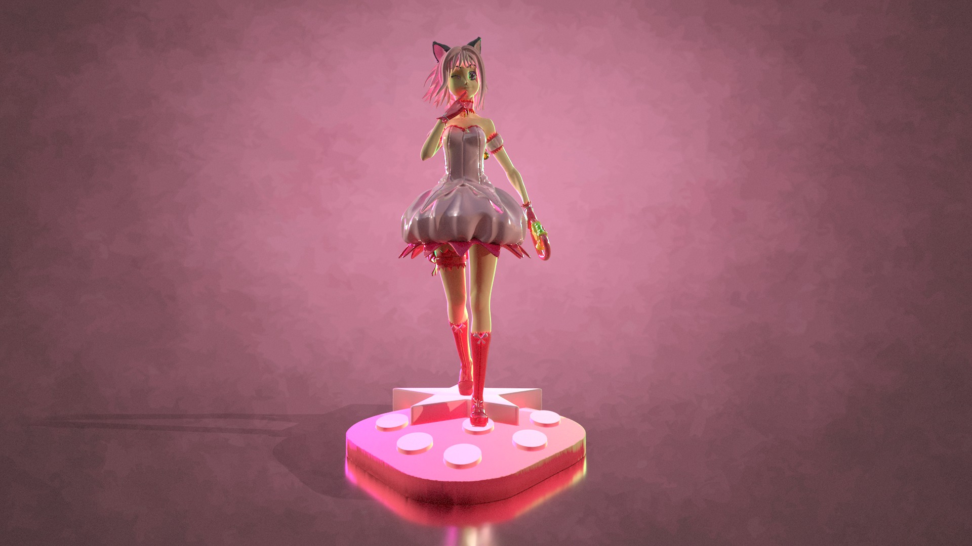 Ichigo Momomiya Tokyo Mewmew 3D print model_3