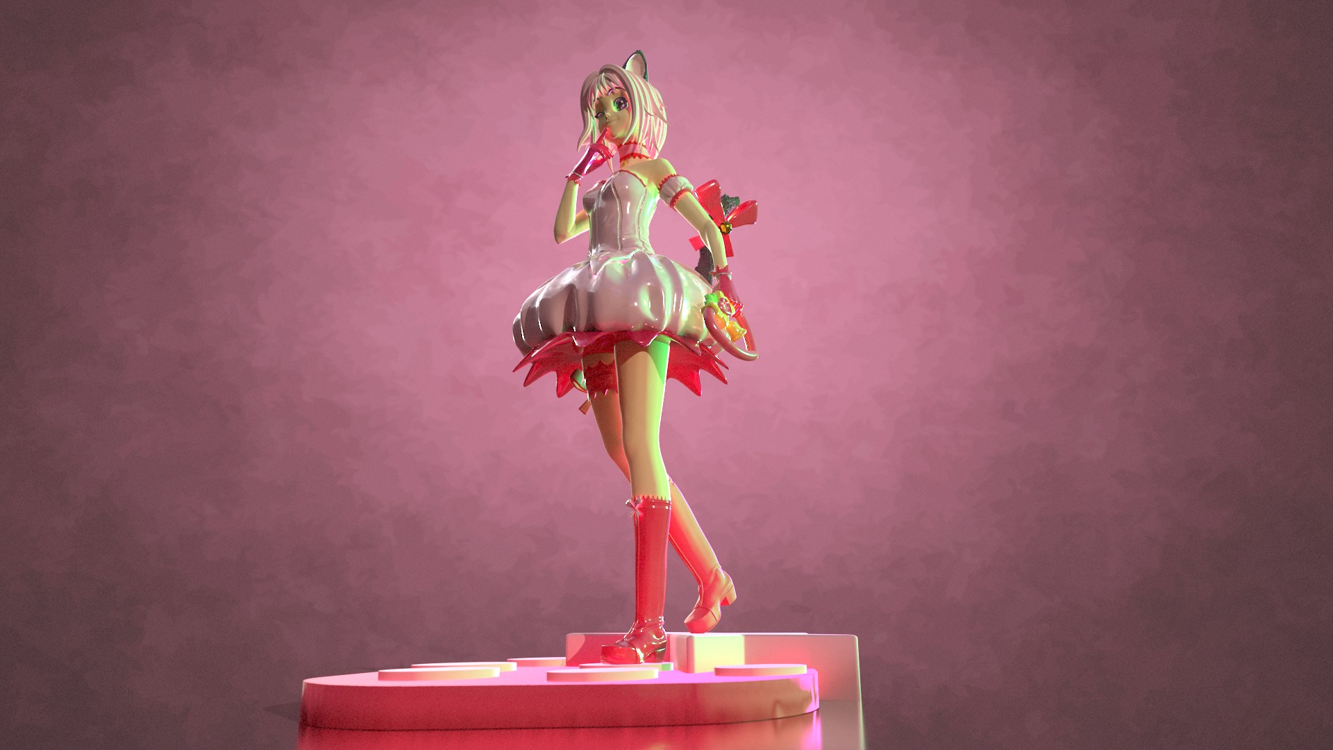 Ichigo Momomiya Tokyo Mewmew 3D print model_5