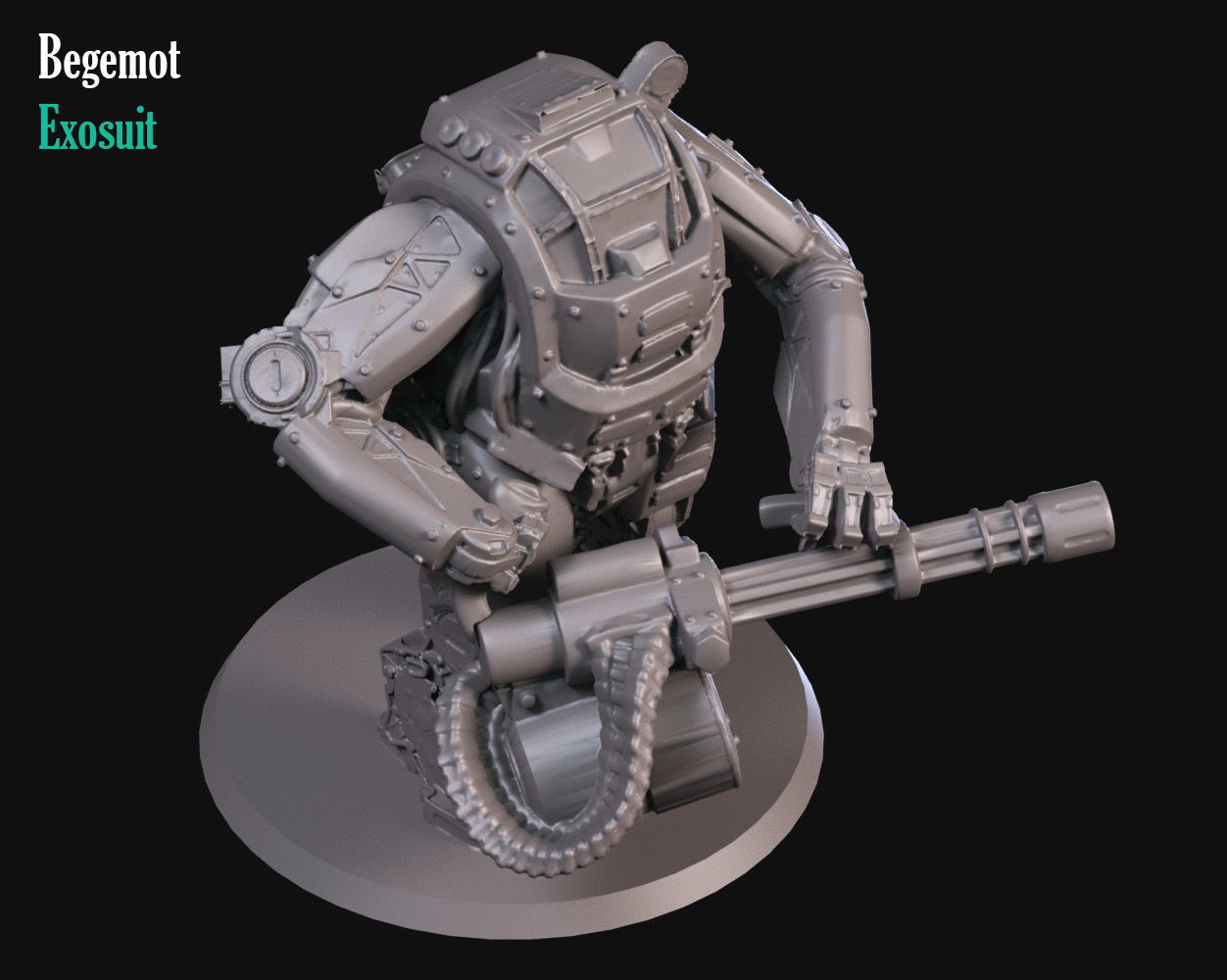 Begemot Exosuit 3D print model_2