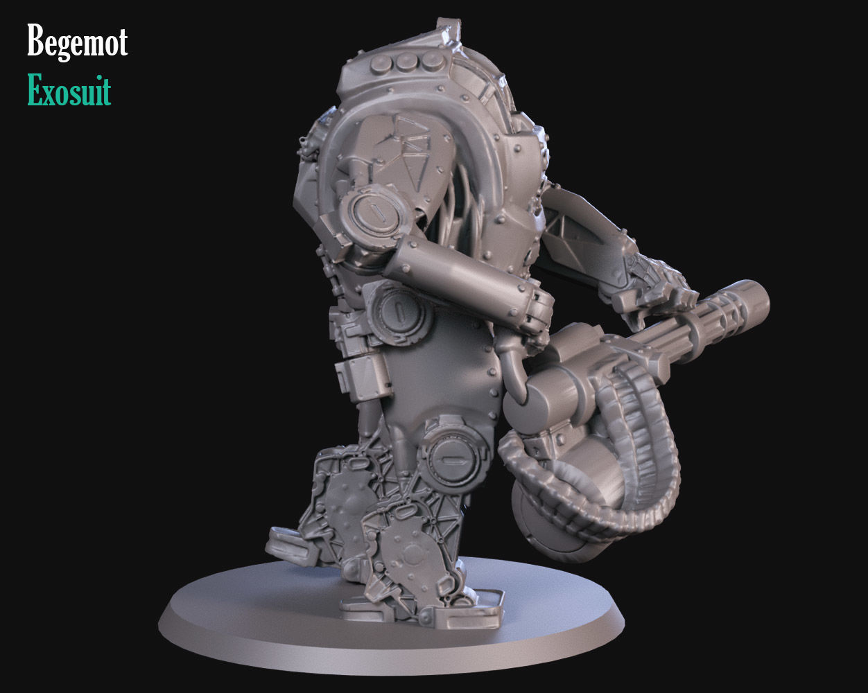 Begemot Exosuit 3D print model_3