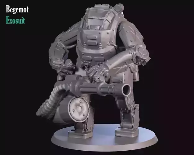 Begemot Exosuit 3D print model