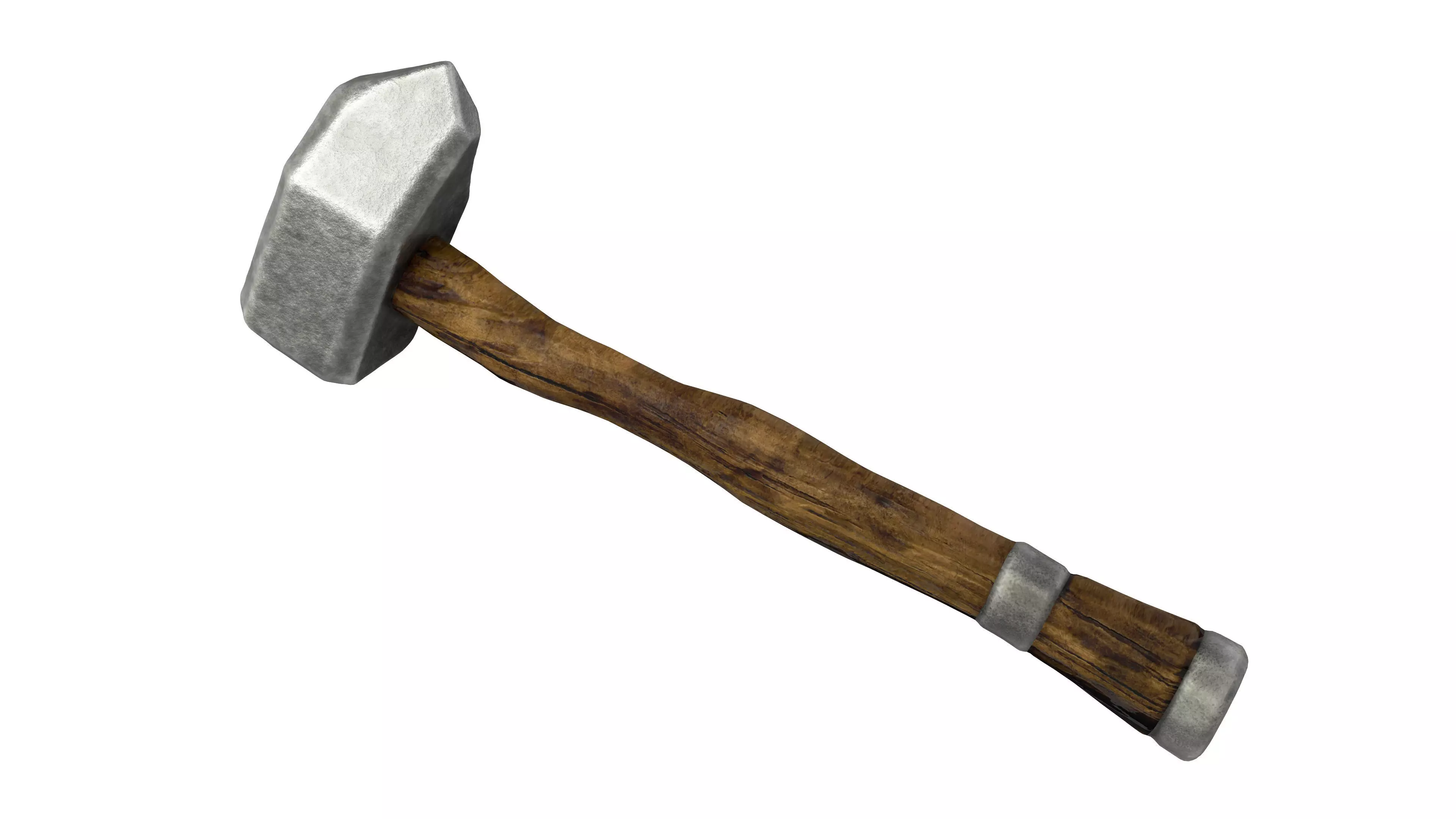 Medieval Hammer 3D Model 3D model_0