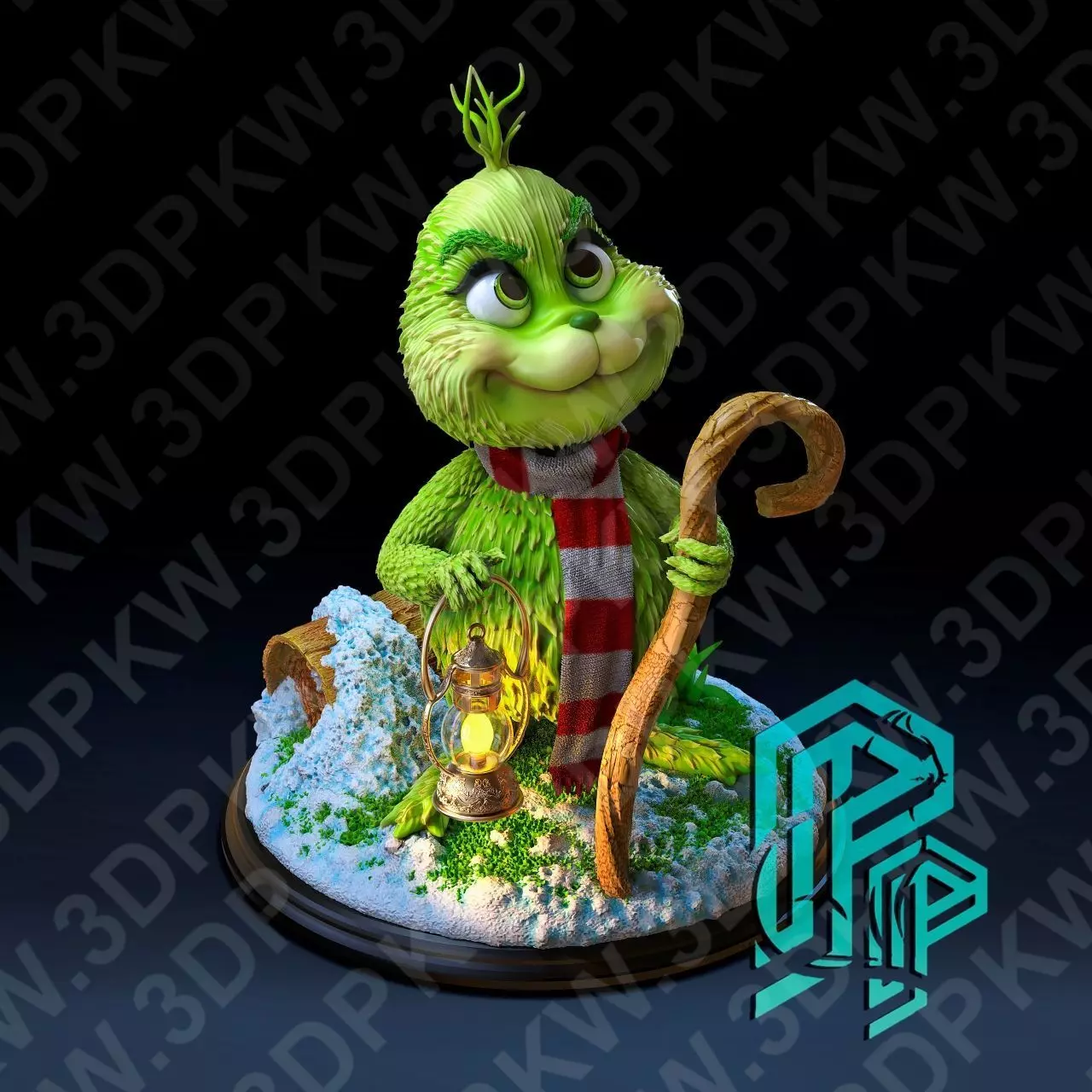the grinch 3D print model_0