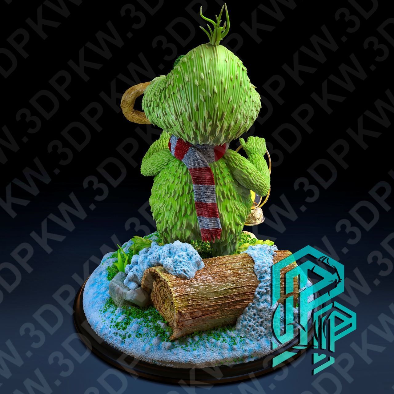 the grinch 3D print model_2