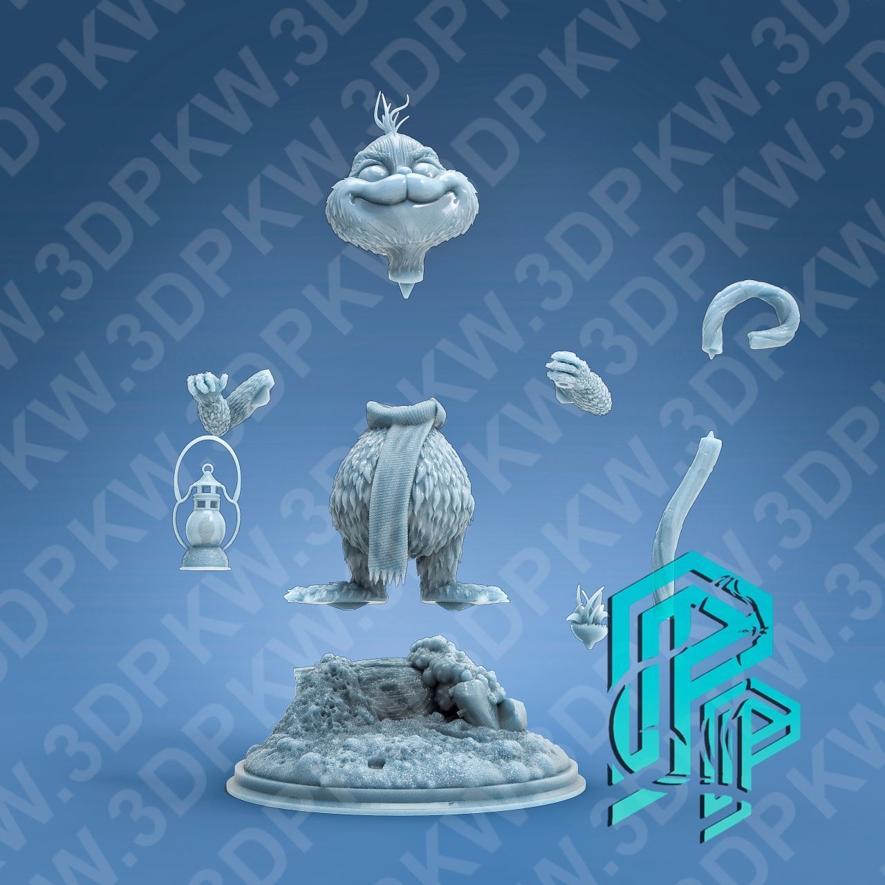 the grinch 3D print model_3