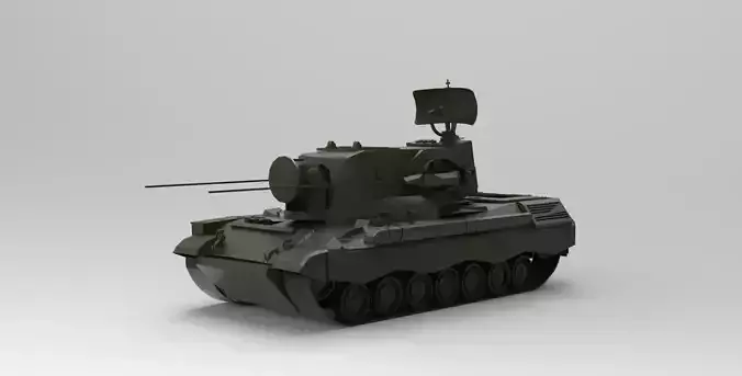 Flakpanzer Military Tank
