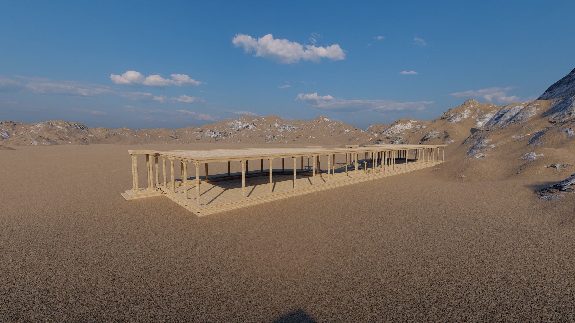 Parthenon-Historical Greek Temple 3D model_6