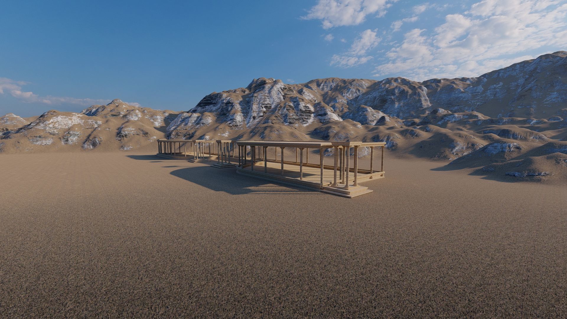 Parthenon-Historical Greek Temple 3D model_1