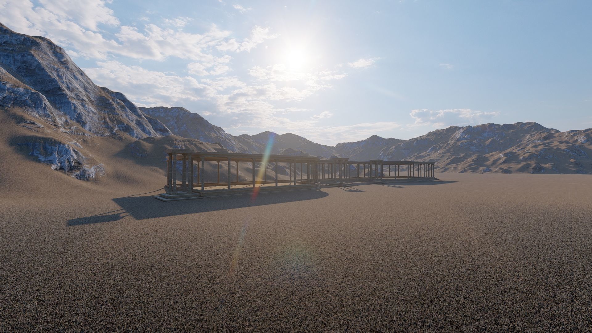 Parthenon-Historical Greek Temple 3D model_4