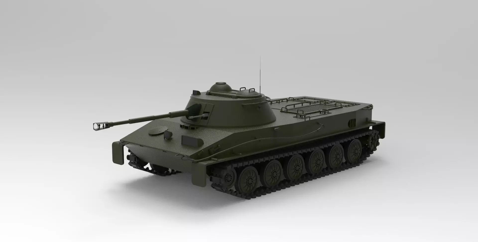 PT-76 tank 3D model_0