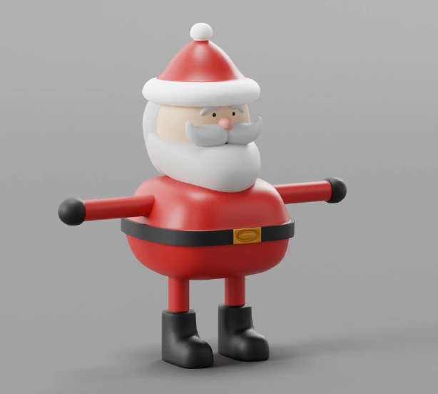 NOEL DAD SANTA CLAUSE MODEL 3D model_3