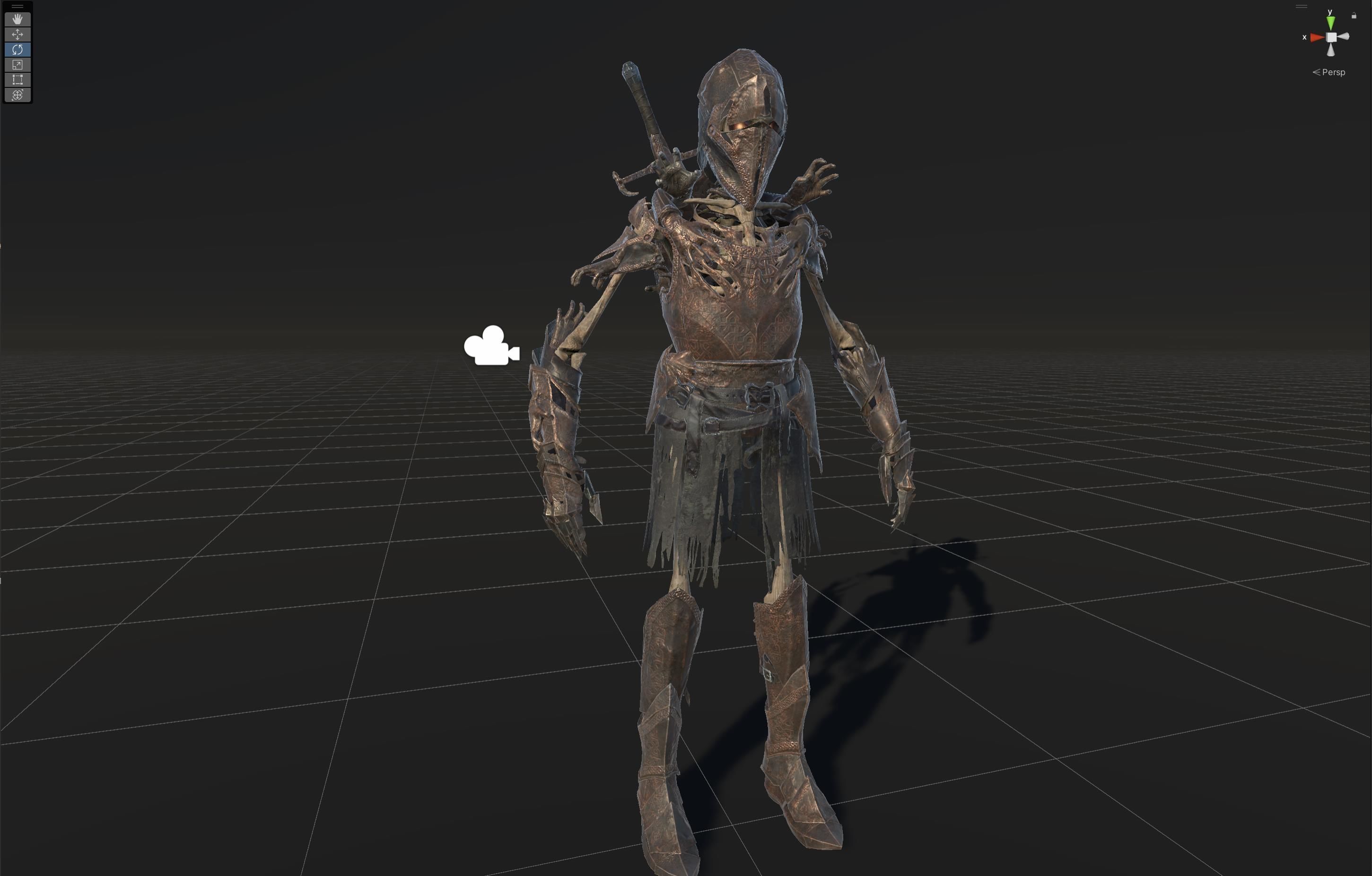 Skeleton 1 Low-poly 3D model_33