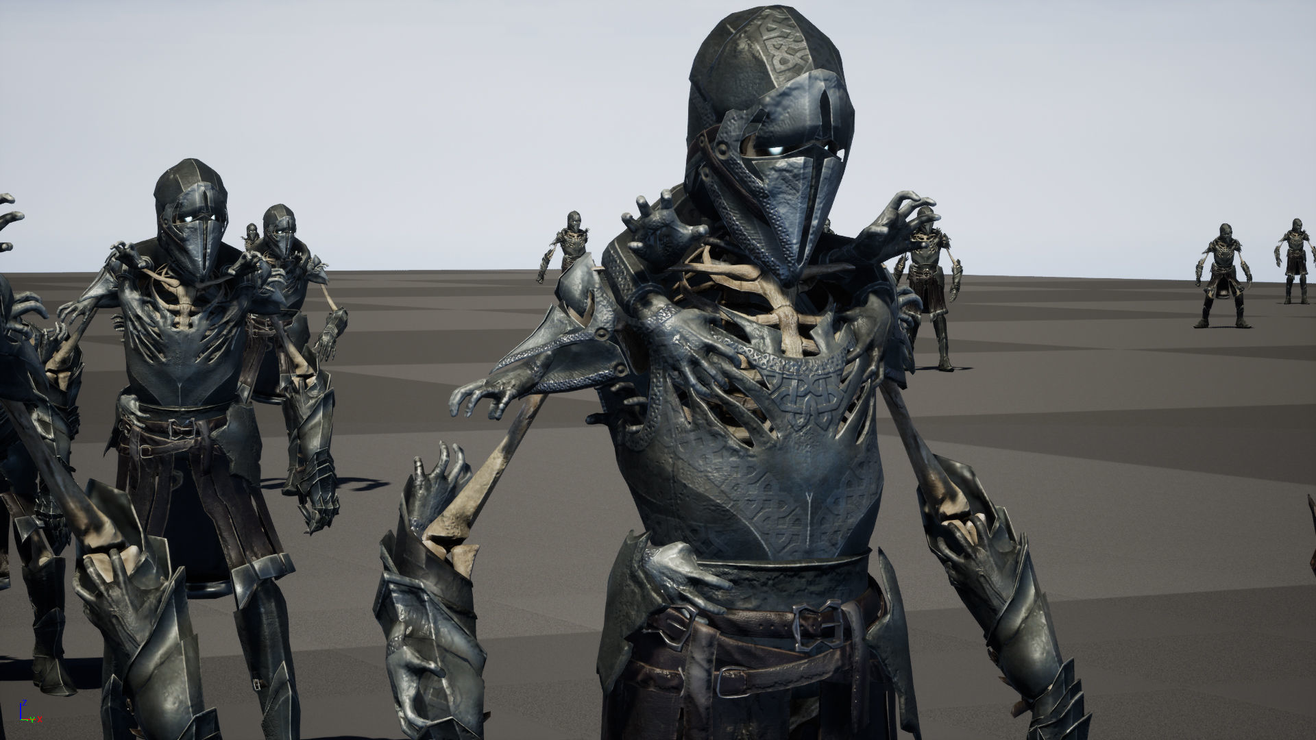 Skeleton 1 Low-poly 3D model_37