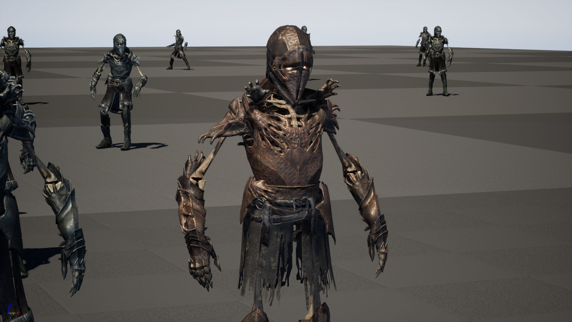 Skeleton 1 Low-poly 3D model_39