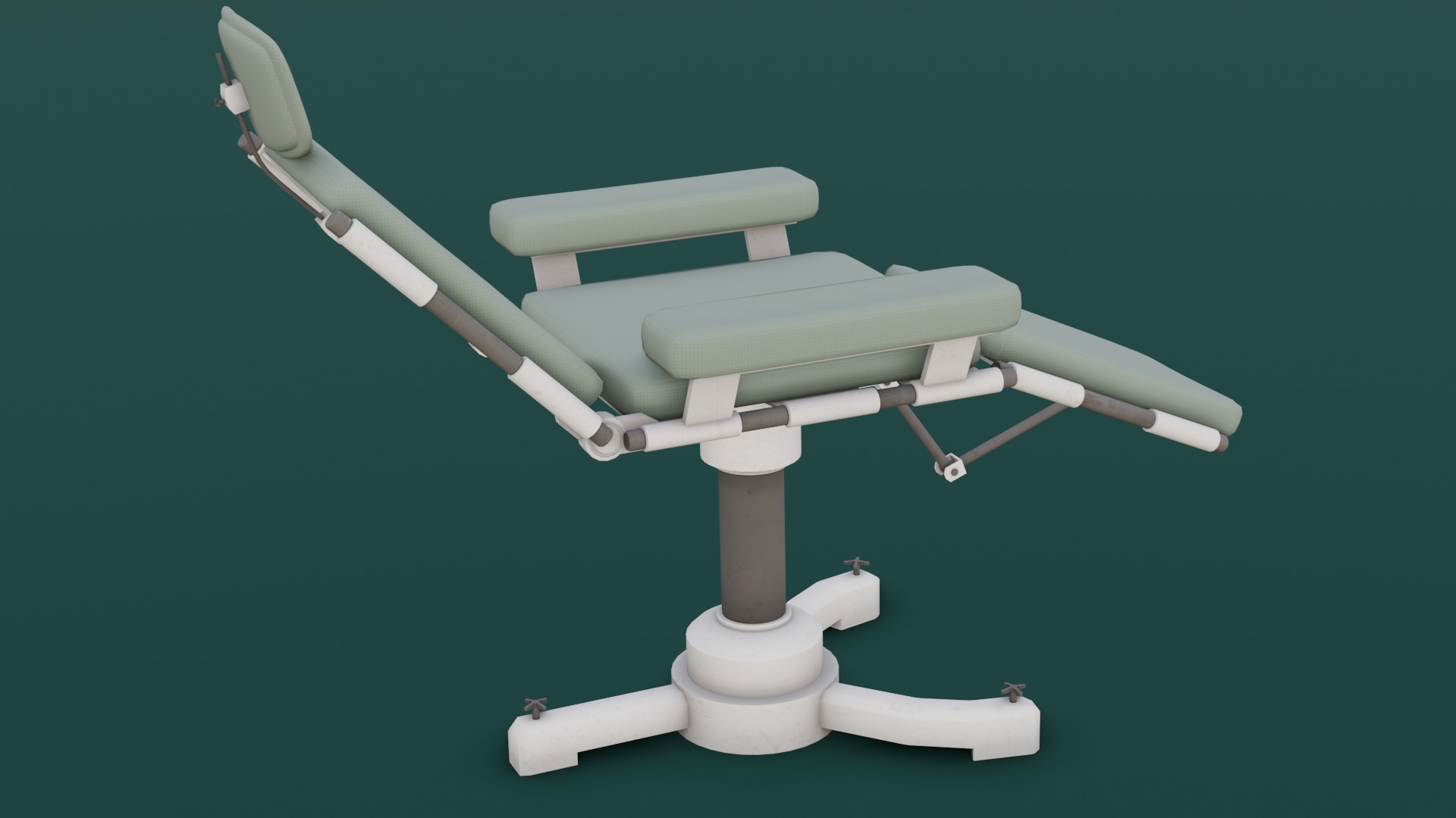 Medical Chair 3D Model Low-poly 3D model_4