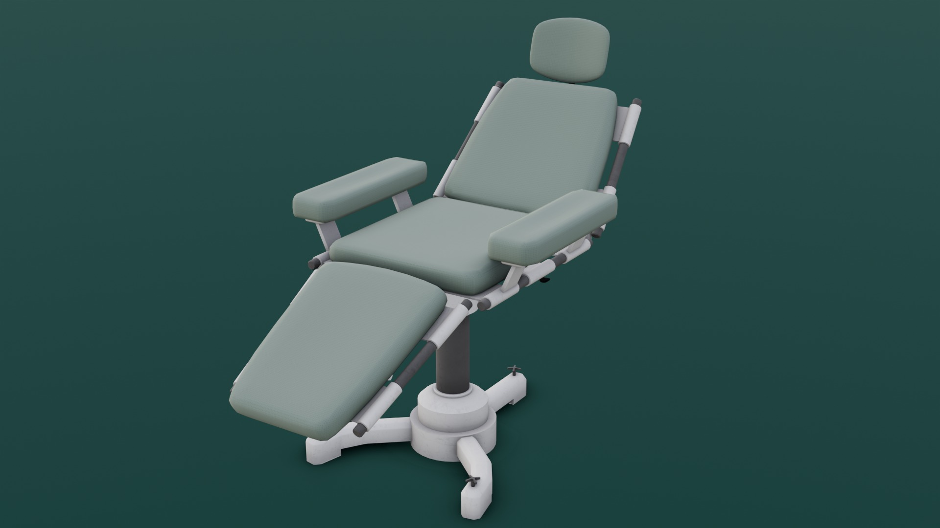 Medical Chair 3D Model Low-poly 3D model_13